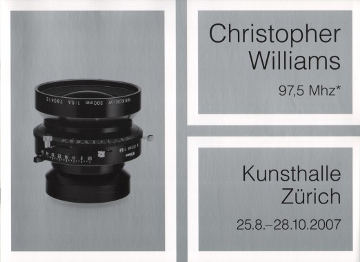 Christopher Williams, 97,5 Mhz Christopher Williams, 97,5 Mhz