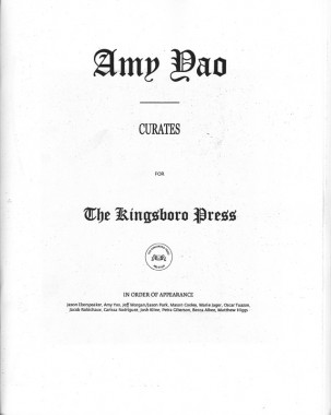 Amy Yao curates for The Kingsboro Press