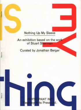 Jonathan Berger, Nothing Up My Sleeve Jonathan Berger, Nothing Up My Sleeve