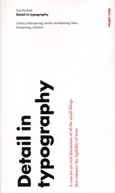 Jost Hochuli, Detail in typography